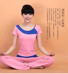 2016春夏新款短袖瑜伽服套装韩版显瘦瑜珈服运动服健身服女特价