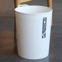 茶花塑料垃圾桶时尚创意无盖纸篓卫生间垃圾筒家用客厅厨房卫生桶