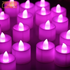 方糖 LED电子蜡烛灯浪漫表白生日七夕求婚蜡烛情人节婚庆路引蜡烛