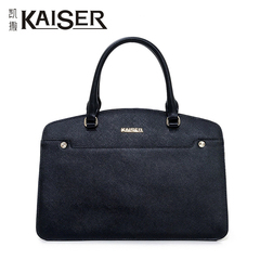 kaiser凯撒时尚真皮女包手提包2016新款定型包名牌女士包包