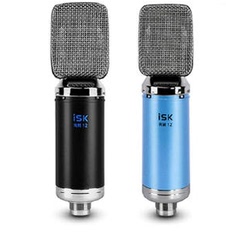ISK RM-12高端铝带式大振膜电容麦 乐器录音电脑K歌喊麦话筒