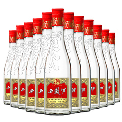 西凤酒45度淡雅凤香型白酒150ml*12瓶装光瓶裸瓶装安久酒类