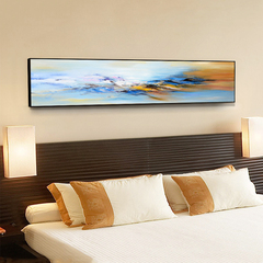 床头画现代简约挂画客厅沙发背景墙装饰画卧室抽象画壁画油画墙画
