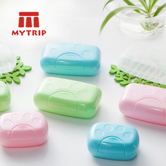 Mytrip专利创意防漏可爱猫爪旅行肥皂盒 手工香皂收纳盒 储物盒