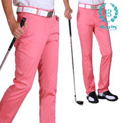 borin粉色蓝色白色高尔夫男裤休闲球裤球服运动男装长裤 清货特价