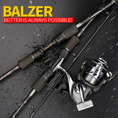 BALZER ML调直柄路亚竿套装纺车轮 1.9/2.2/2.5米全富士鲈鱼竿