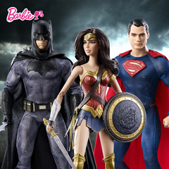 芭比娃娃礼盒蝙蝠侠大战超人正义黎明神奇女侠超人蝙蝠侠dgy04