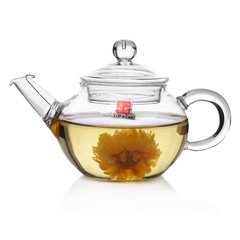 一屋窑耐热高温玻璃不锈钢过滤迷你小茶壶普洱红茶泡茶器功夫茶壶