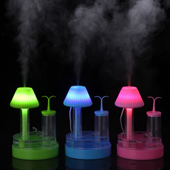 绿芽USB迷你家用加湿器夜灯床头灯灯加湿器两用便捷实用 雾化加湿