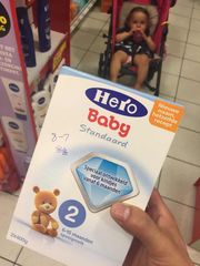 ems包邮包税4盒一箱直邮荷兰本土herobaby纸盒装2段婴幼儿奶