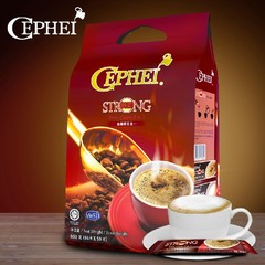 马来西亚进口CEPHEI奢斐白咖啡 3合1速溶咖啡粉50支*16g