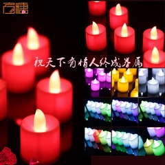 LED电子小蜡烛灯遥控浪漫七夕求婚表告白生日情人节路引道具套餐