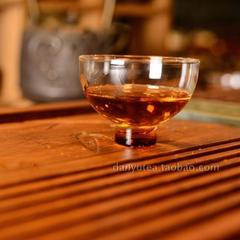 台湾禾器 纯手工玻璃茶杯 对杯 茶具 分茶琉璃手柄 自慢 草堂