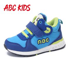ABC男童鞋 2016冬季新款男童棉鞋学生跑步鞋小孩保暖休闲鞋运动潮