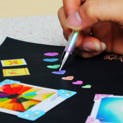 宝宝成长相册本手工DIY制作配件装饰工具创意6色彩笔涂鸦笔记录笔