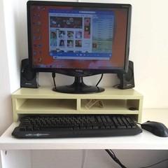 简约时尚液晶电脑显示器桌面增高托架底座架支架桌上置物架收纳架