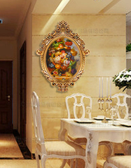 欧式美纯手绘古典印象花卉油画 卧室客厅装饰餐厅玄关挂壁有框画