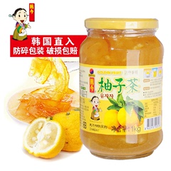 包邮沁心清香韩国原产进口韩今蜂蜜柚子茶1000g 消暑冲饮佳品
