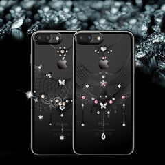 iphone7Plus手机壳奢华苹果7保护套透明防摔硬壳全包女款7p水钻潮