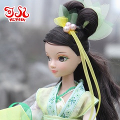 正版可儿娃娃古装中国神话绿茶仙子 洋娃娃生日礼物女孩玩具9047