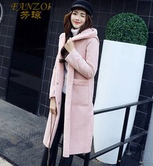 轻奢品牌芳琼新款外套女冬季时尚纯色百搭韩版长袖中长款优雅皮草