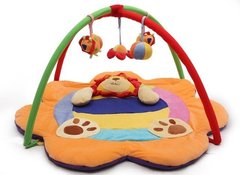 包邮天鹅绒高档小狮子游戏毯 婴儿游戏垫健身架爬行毯宝宝玩具