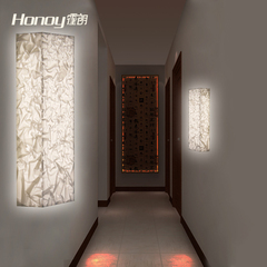 霍朗LED壁灯现代简约时尚客厅 卧室过道床头亚克力长方形壁灯