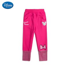 Toonsland 迪士尼/Disney女童收紧裤腰裤脚紧密螺纹针织长裤
