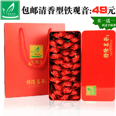 买一送一清香型铁观音茶叶礼盒装特级铁观音兰花香乌龙茶包邮500g
