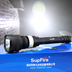 新品神火Supfire Y12 高亮L2强光手电筒充电远射打猎防水进口LED