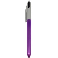 法国比克(BIC) 858727 紫杆闪亮双色圆珠笔.1.0mm.黑色/紫色