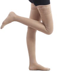 金诺达塑型美腿袜 瘦腿术后 蕾丝防滑长统袜 弹力袜 压力袜