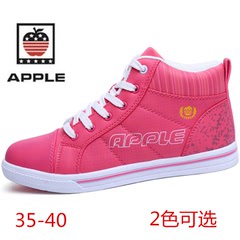 2016苹果运动休闲鞋女士高帮板鞋慢跑学生鞋韩版正品特价包邮