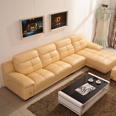 真皮沙发头层牛皮 现代筒约客厅组合进口品牌大小户型皮艺沙发