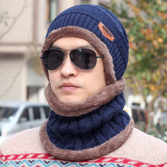 帽子男士冬季天韩版潮毛线帽针织帽套头帽护耳包头帽青年韩国加厚