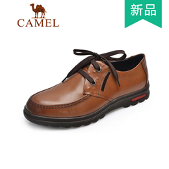Camel/骆驼男鞋2015秋季新款正品真皮系带商务休闲皮鞋冬A2005281