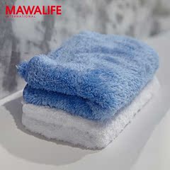 【2条装】台湾进口MAWALIE高档儿童毛巾婴儿洗澡巾宝宝洗脸小毛巾