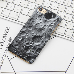 沃配 月球陨石苹果7手机壳iPhone7plus ip6 苹果6plus保护套硬壳