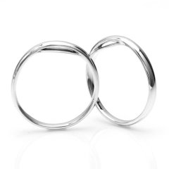 本笙原创设计鹊桥s925纯银饰品结婚情侣对戒指环男女一对简约包邮