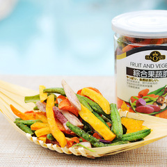 包邮台湾综合蔬果干脆片非油炸低脂肪低卡低热量蔬菜干进口零食品