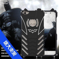 vivo x7蝙蝠侠蝙蝠车手机壳X7plus手机套x7plus外壳金属7黑色欧美