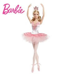 新品芭比娃娃玩具收藏版 芭比之芭蕾心愿女孩生日礼物DGW35