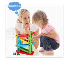 儿童轨道玩具赛车惯性车男儿童玩具车生日礼物1--3岁婴儿早教