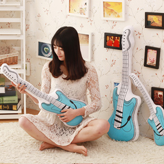 毛绒玩具创意大号吉他抱枕靠垫布艺玩偶生日礼物女儿童布娃娃