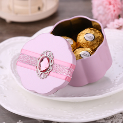 罗兰莉莎 创意喜糖盒子 创意结婚用品婚礼糖盒婚庆用品糖果盒521