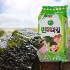 原味海苔即食 儿童韩国进口零食大礼包三联包组合5g*3休闲小吃