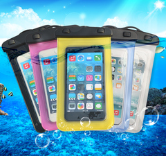 手机防水袋 iPhone6plus 三星note 加强版 6.0寸防水套 臂带 挂绳