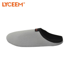 Lyceem/蓝橙 男女出差旅便携折叠防滑舒适服贴拖鞋皮肤鞋