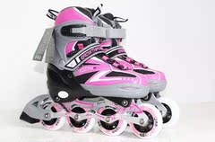 旋动GP600轮滑鞋小孩子溜冰鞋旱冰鞋直排轮儿童可调平花鞋包邮
