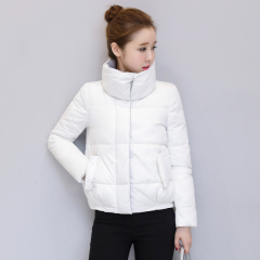 双十二促销女款韩版2016冬季新款短款加厚立领面包服学生羽绒棉服